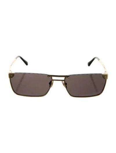 Pre-owned Louis Vuitton 2026 Square Sunglasses In Gold/metallic