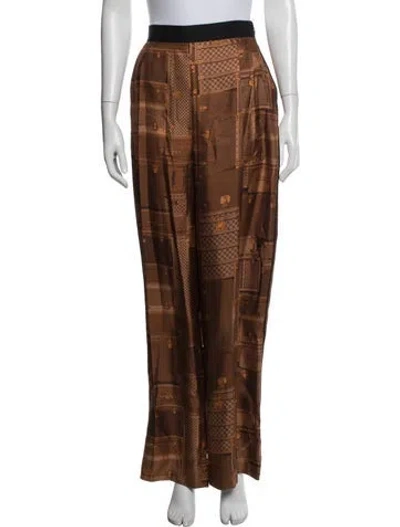Pre-owned Louis Vuitton 2026 Wide Leg Pants In Brown