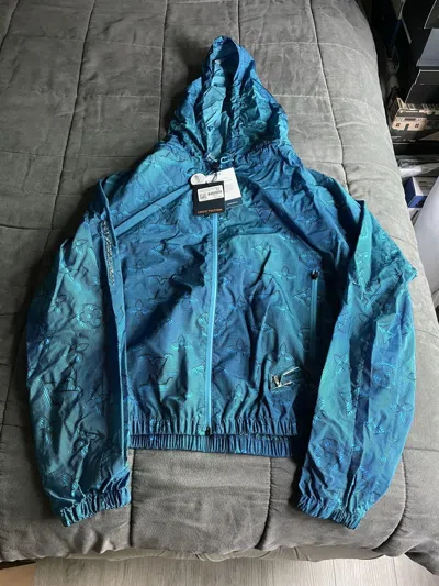 Pre-owned Louis Vuitton 2054 3d Monogram Windbreaker In Blue