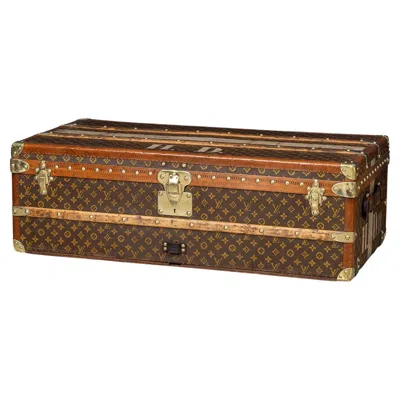 Pre-owned Louis Vuitton 20th Century  Trunk, France C.1930 In Brown