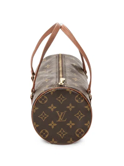 Pre-owned Louis Vuitton 26 Papillon Monogram-pattern Tote Bag In Brown