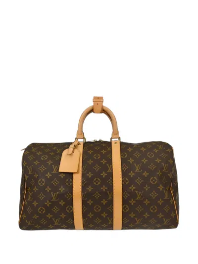 Louis Vuitton 45 Keepall Travel Bag In Brown