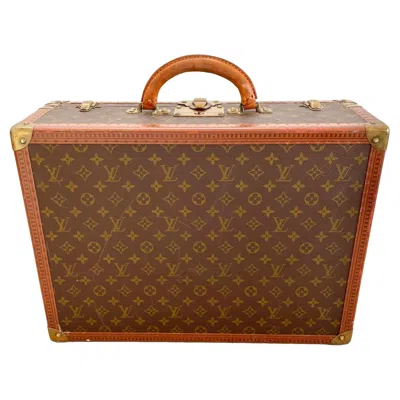 Pre-owned Louis Vuitton 50cm  Trunk, 1940s France In Brown