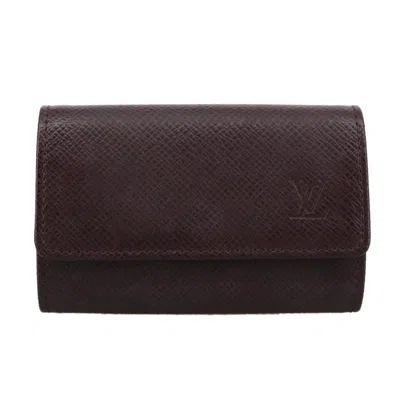 Pre-owned Louis Vuitton 6 Key Holder Brown Leather Wallet  ()