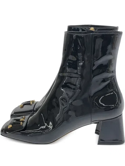Pre-owned Louis Vuitton 60mm Shake Line Ankle Boots In Black