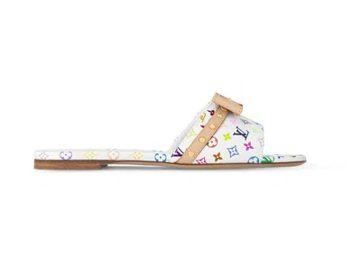 Pre-owned Louis Vuitton 6am Flat Mule Takashi Murakami (women's) Sneakers In