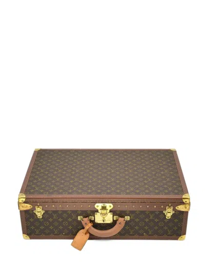 Pre-owned Louis Vuitton 70 Alzer Monogram Suitcase In Brown