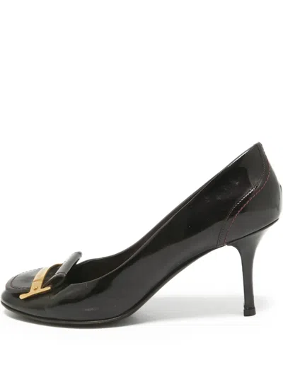 Pre-owned Louis Vuitton 85mm Accent.detailed Pumps