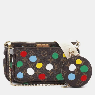 Pre-owned Louis Vuitton Ã&#151; Yk Multi Pochette Accessories Chain Shoulder Bag Monogram In Brown