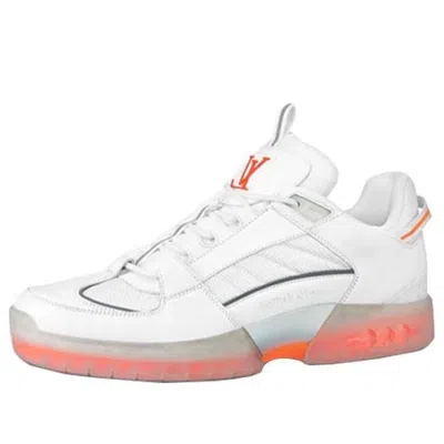Pre-owned Louis Vuitton A View Sneakers 'white Orange'