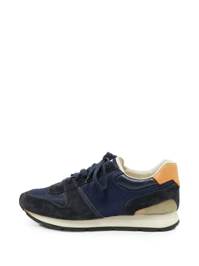 Pre-owned Louis Vuitton Abbesses Sneakers In Blue