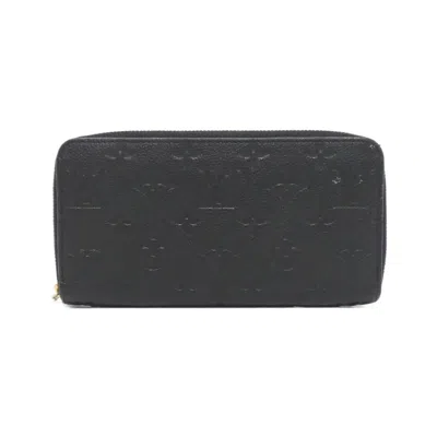 Pre-owned Louis Vuitton Acajou Monogram Empreinte Long Wallet (bi-fold) () In Brown