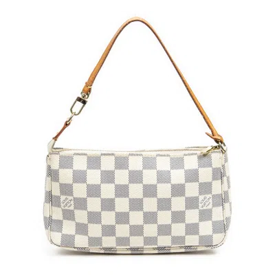 Pre-owned Louis Vuitton Accessory Pouch In Beige