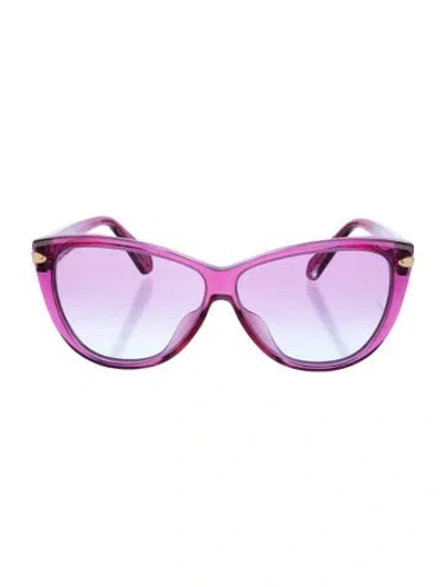 Pre-owned Louis Vuitton Acetate Blue Velvet Sunglasses Lv Monogram Sunglasses In Purple