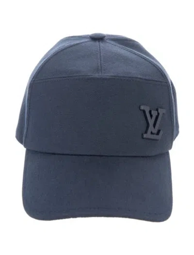 Pre-owned Louis Vuitton Aerogram Cap In Blue