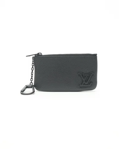 Louis Vuitton Aerogram Key Pouch In Black