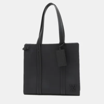 Pre-owned Louis Vuitton Aerogram Take Off Tote Bag Black