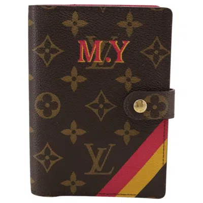 Pre-owned Louis Vuitton Agenda Brown Canvas Wallet  ()