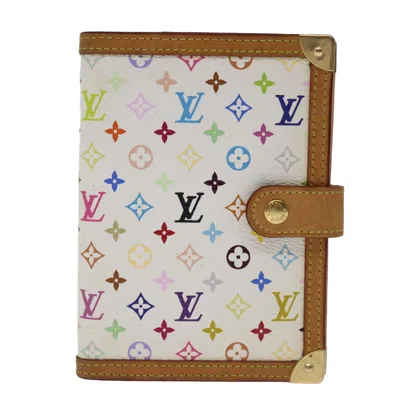 Pre-owned Louis Vuitton Agenda Cover Canvas Wallet () In Multi