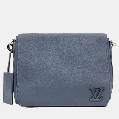 Pre-owned Louis Vuitton Airlgram Messenger Bag In Blue