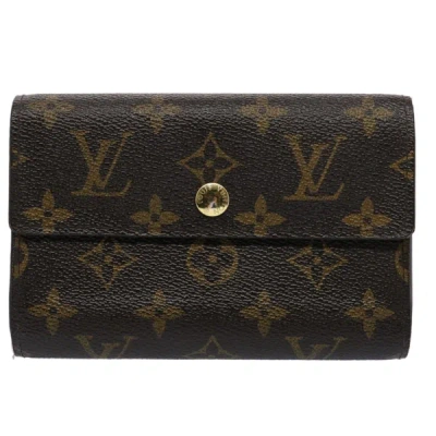 Pre-owned Louis Vuitton Alexandra Canvas Wallet () In Brown