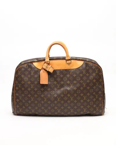 Pre-owned Louis Vuitton Alizé 1 Poches Travel Bag In Brown