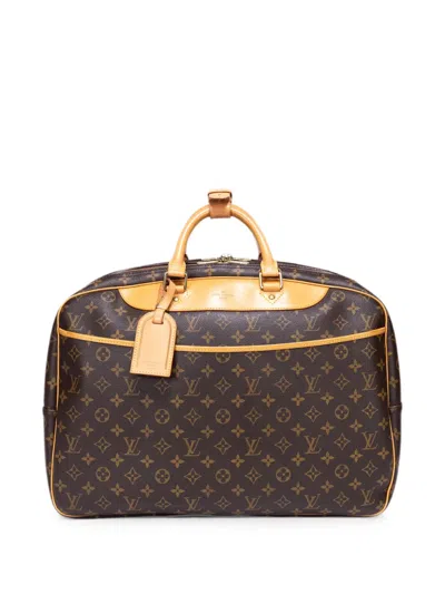 Louis Vuitton Alize 24h Monogram Handbag In Brown