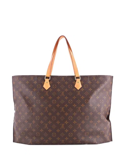 Pre-owned Louis Vuitton All In Handbag Monogram Canvas Gm Tote Bag In Brown