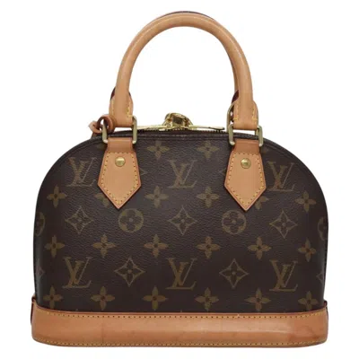 Pre-owned Louis Vuitton Alma Bb Canvas Handbag () In Brown
