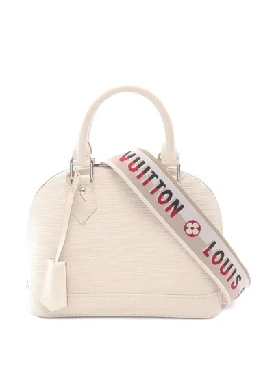 Pre-owned Louis Vuitton Alma Bb Two-way Handbag In Neutral