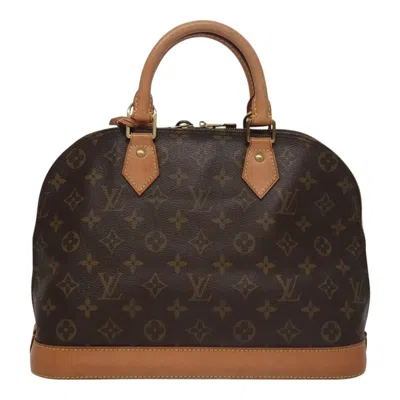 Pre-owned Louis Vuitton Alma Canvas Handbag () In Brown