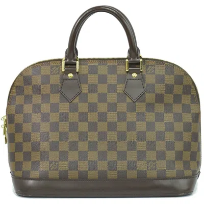 Pre-owned Louis Vuitton Alma Canvas Handbag () In Brown