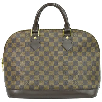 Pre-owned Louis Vuitton Alma Canvas Handbag () In Brown