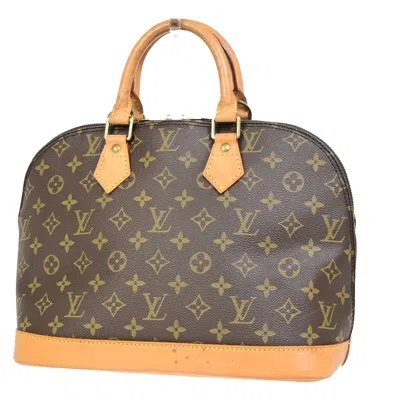 Pre-owned Louis Vuitton Alma Canvas Handbag () In Brown