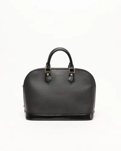 Pre-owned Louis Vuitton Alma Epi Pm Bag In Black