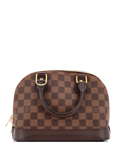 Pre-owned Louis Vuitton Alma Handbag Damier Bb Shoulder Bag In Brown