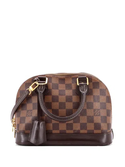 Pre-owned Louis Vuitton Alma Handbag Damier Bb Shoulder Bag In Brown