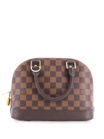 Pre-owned Louis Vuitton Alma Handbag Damier Bb Shoulder Bag In Brown