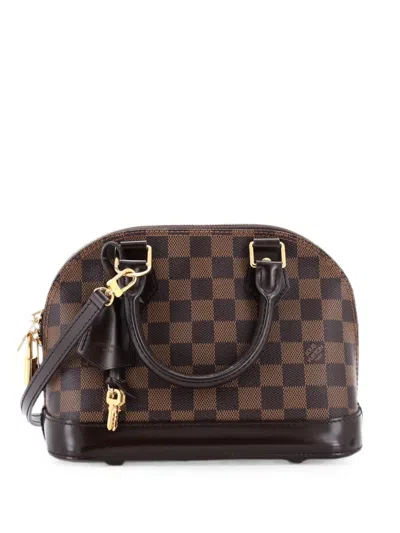 Pre-owned Louis Vuitton Alma Handbag Damier Bb Shoulder Bag In Brown