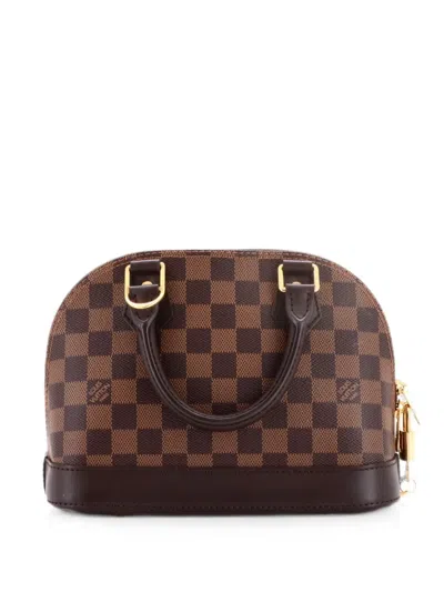Pre-owned Louis Vuitton Alma Handbag Damier Bb Shoulder Bag In Brown