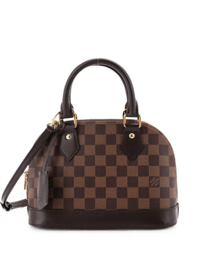 Pre-owned Louis Vuitton Alma Handbag Damier Bb Shoulder Bag In Brown
