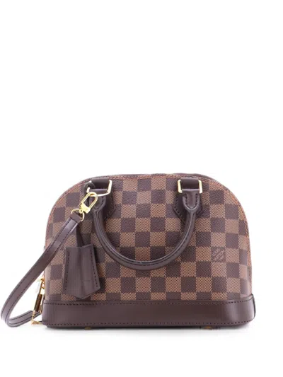 Pre-owned Louis Vuitton Alma Handbag Damier Bb Shoulder Bag In Brown