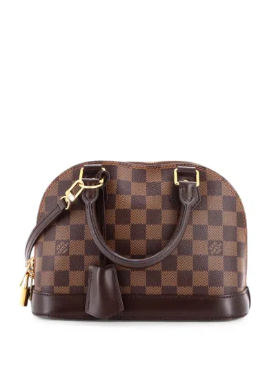 Pre-owned Louis Vuitton Alma Handbag Damier Bb Shoulder Bag In Brown