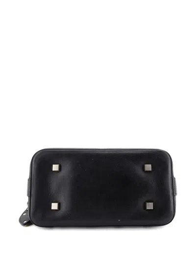 Pre-owned Louis Vuitton Alma Handbag Limited Edition Monogram Eclipse Sequins Pm Satchel In Brown