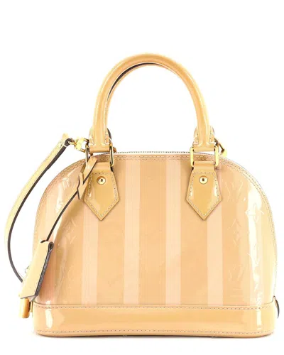 Pre-owned Louis Vuitton Alma Handbag Limited Edition Monogram Vernis Rayures Bb (authentic Pre-loved)