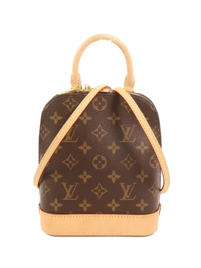 Pre-owned Louis Vuitton Alma Monogram Backpack In Brown