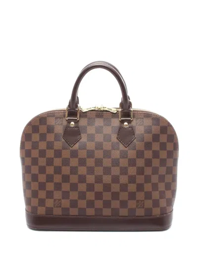 Pre-owned Louis Vuitton Alma Monogram Tote Bag In Brown