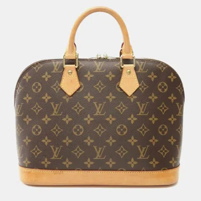 Pre-owned Louis Vuitton Alma Pm Monogram In Brown