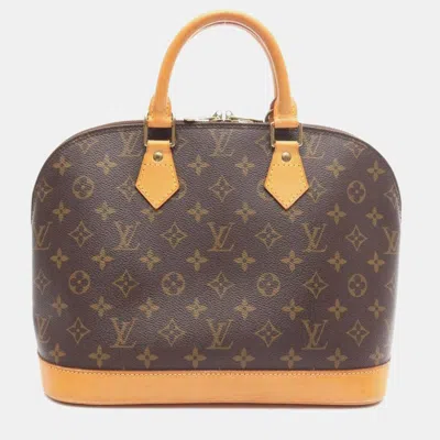Pre-owned Louis Vuitton Alma Pm Monogram In Brown