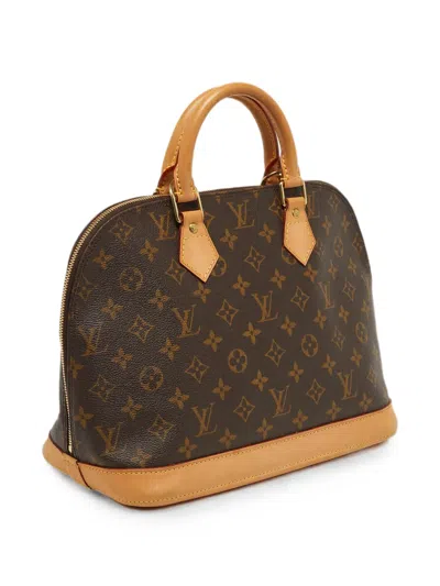 Louis Vuitton Alma Pm Monogram Handbag In Brown
